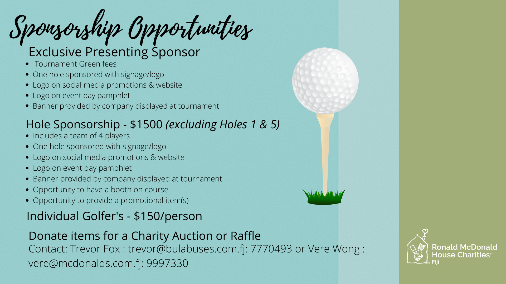 Golf sponsorship
